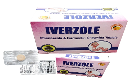 Albendazole & Ivermectin Chewable Tablets (IVERZOLE)