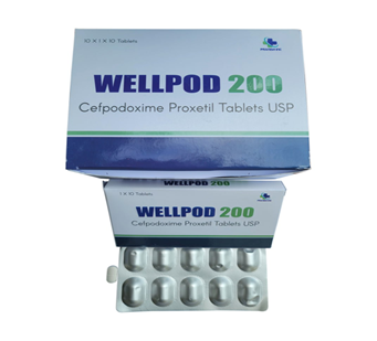 Cefpodoxime Proxetil Tablets USP (WELLPOD-200)
