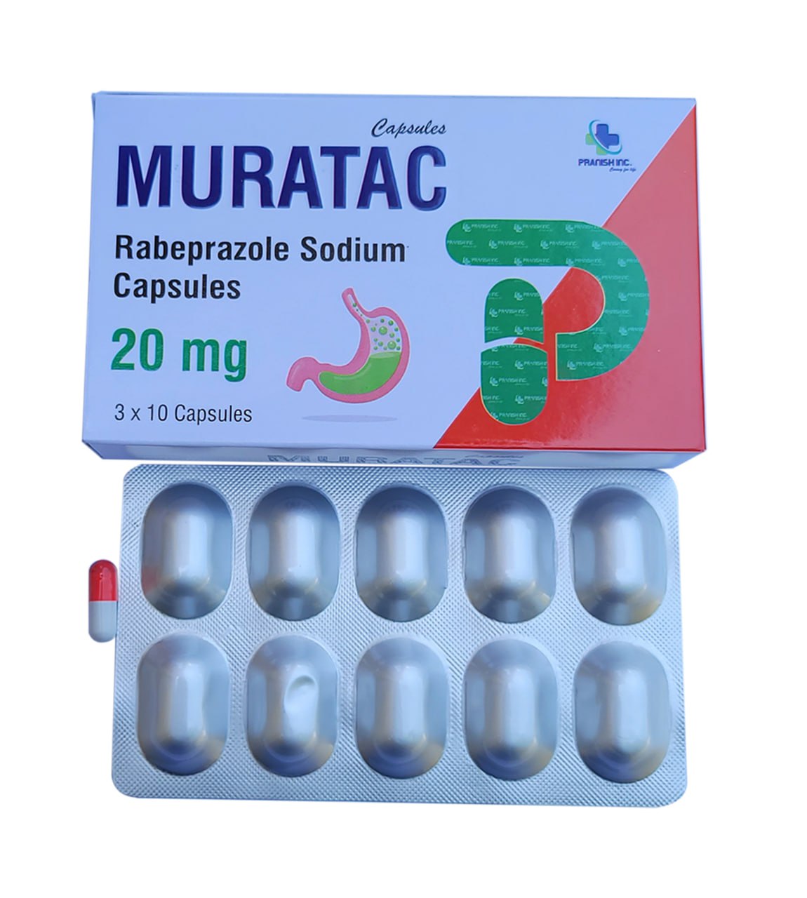Rabeprazole Sodium Capsules 20 mg (MURATAC)