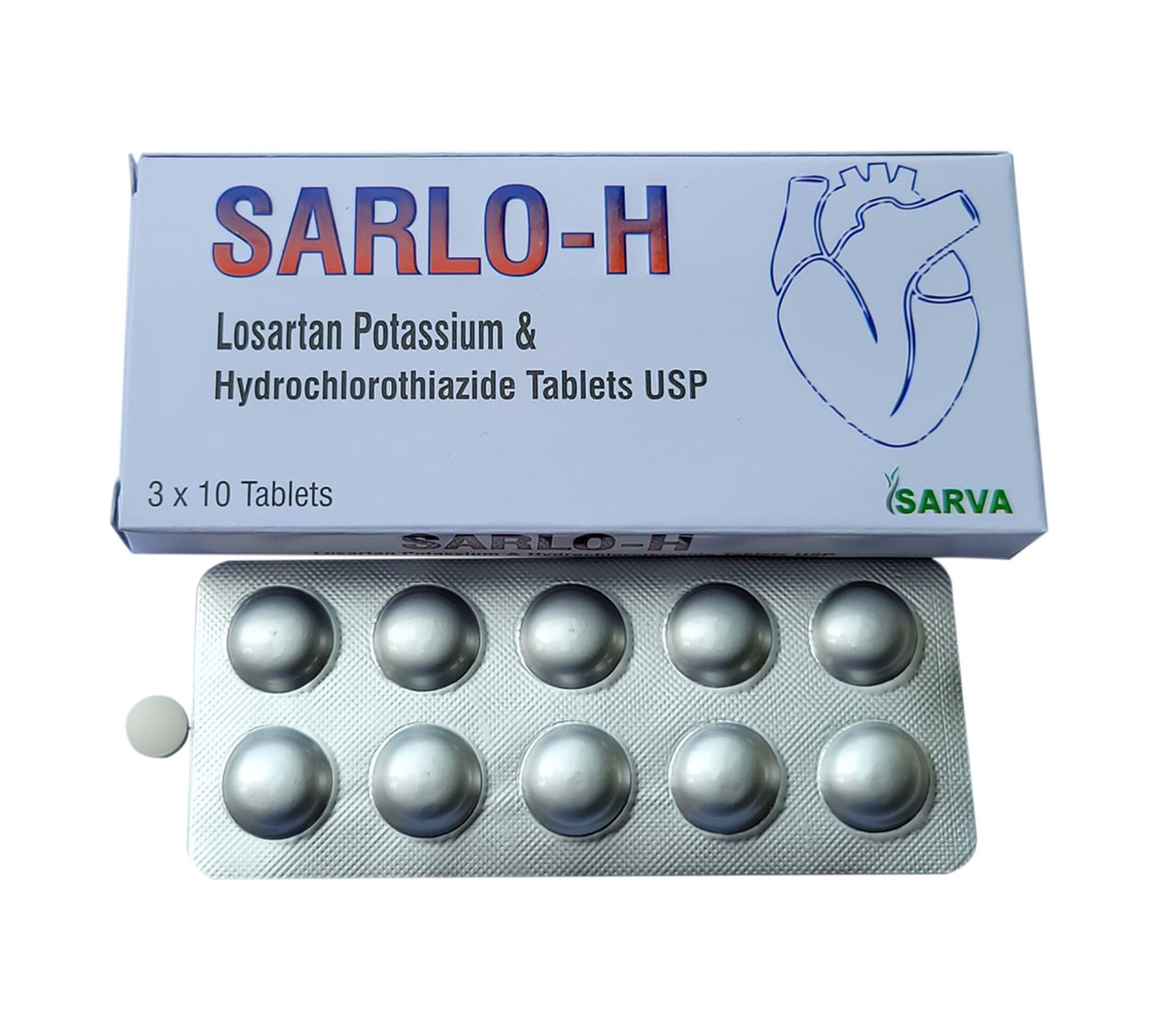 Losartan Potassium & Hydrochlorothiazide Tablets USP (50 mg/12.5 mg) (ANGEL-H)