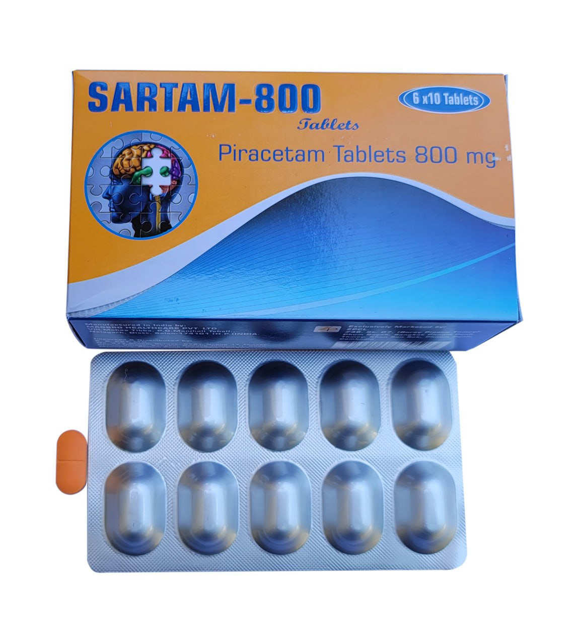 Piracetam Tablets 800 mg (SARTAM-800)